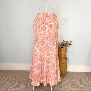 The perfect boho fairy flowy floral reversible vintage prairie skirt